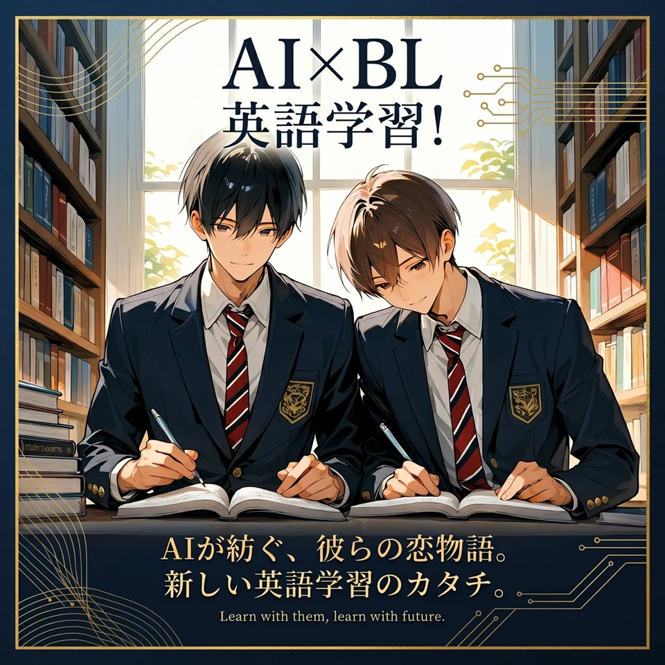 AI x BL 英語学習！ キービジュアル