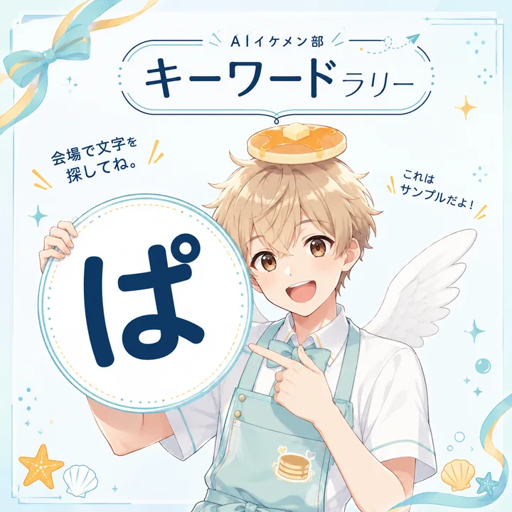 会場パネルのサンプル